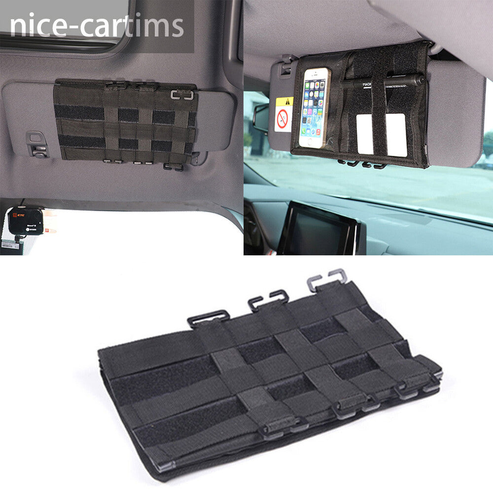 Right Sunvisor Multipurpose Storage Bag Pocket Organizer For Toyot@ for Sienna 2021+