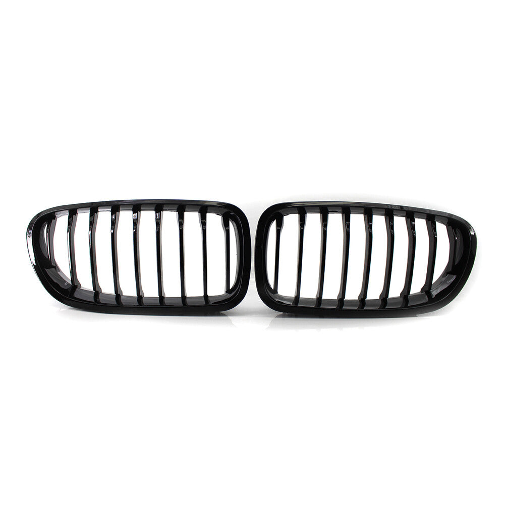 Gloss Black Front Kidney Grille Grill Painted 2010-2016 for BMW Sedan F10 F11 M5