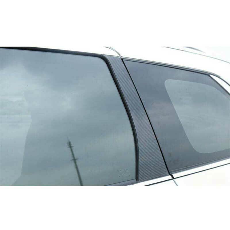 Carbon Fiber Pillar Panels for Mitsubishi Outlander 2013-2021 6pc Set Door Trims