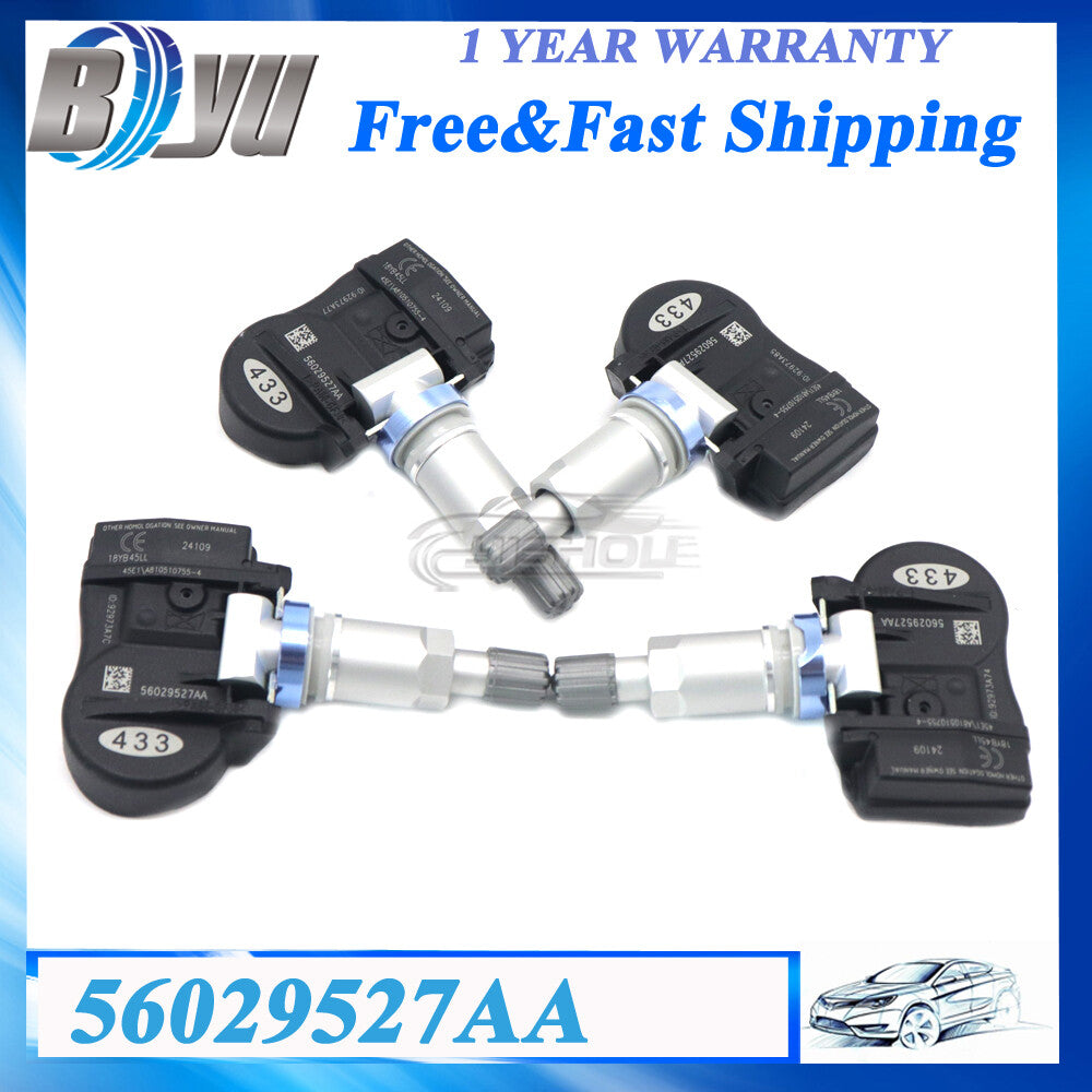 4x TPMS Pressure Sensor 56029527AA for Dodge Grand Caravan for Chrysler TownCountry