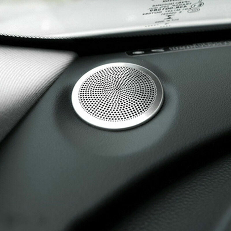 for Jaguar F-PACE 2018-2020 stainless Inner dashboard speaker trim decor cover