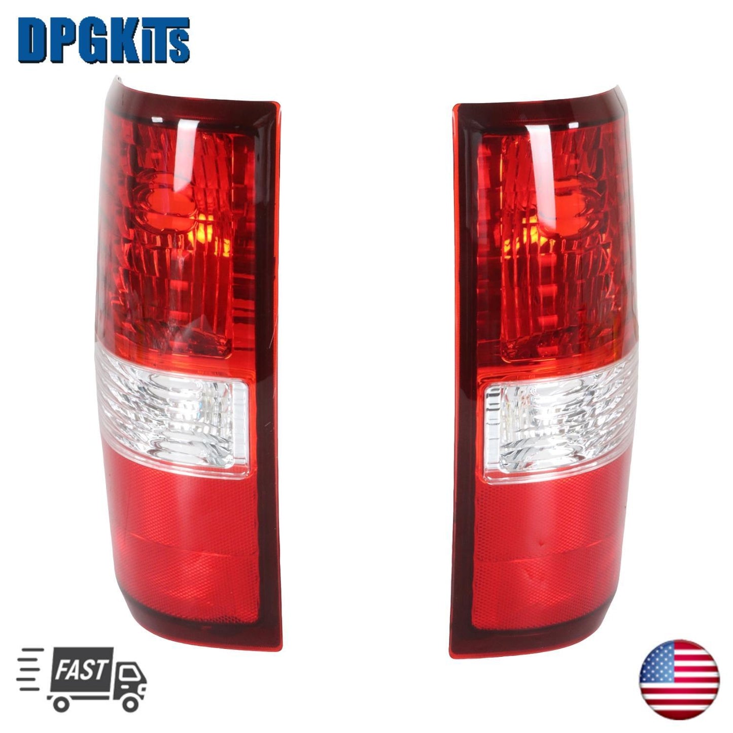 Tail Lights Taillamps LH RH Pair Set for 2004-2008 F-150 FO2801182, FO2800182