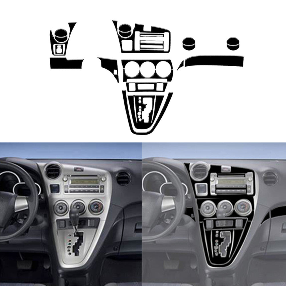 Gloss Black Interior Full Sets Cover Trim Kit for Toyota Matrix 2009-2014