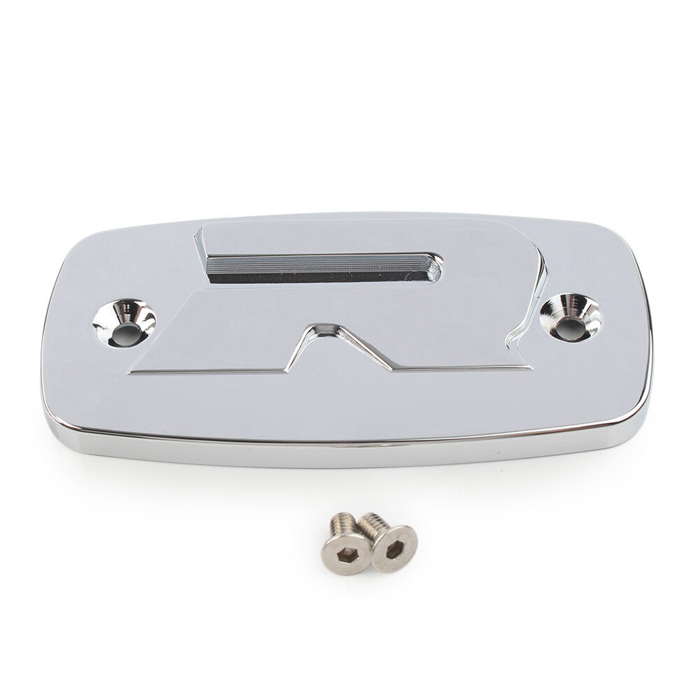 for Suzuki Boulevard Front Brake Master Cylinder Reservoir Cover Cap Silver