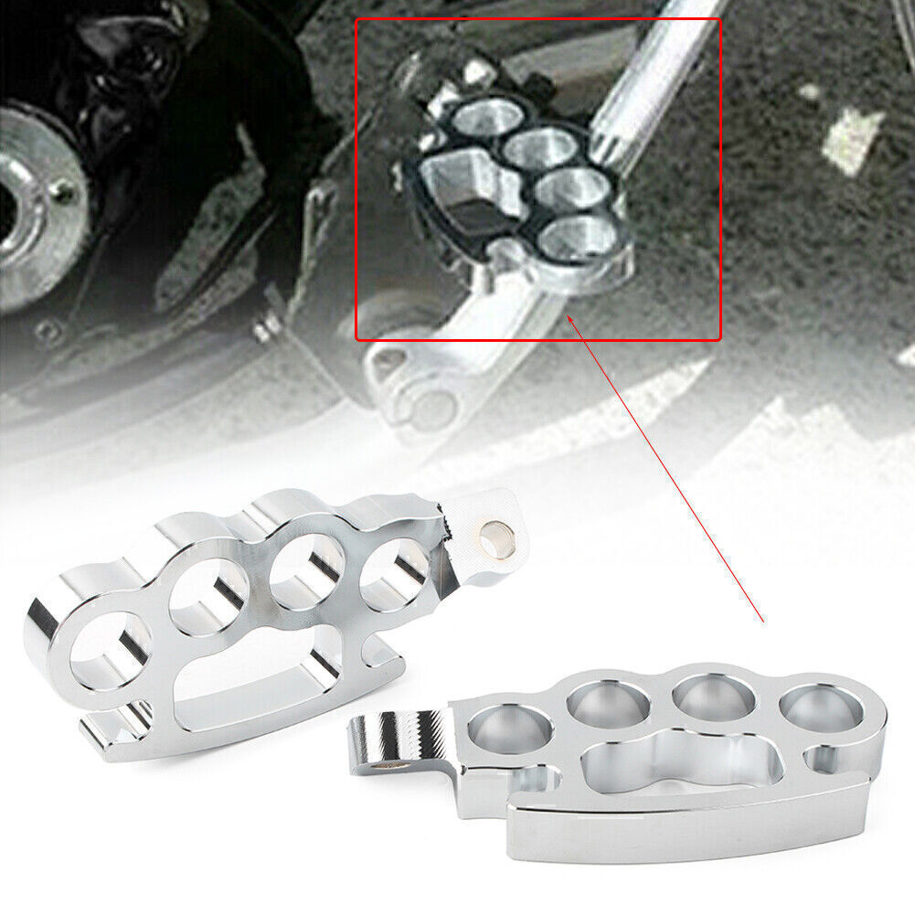 2x Foot Pegs Floor Board Controls Fit for Harley Softail Dyna Sportster Touring