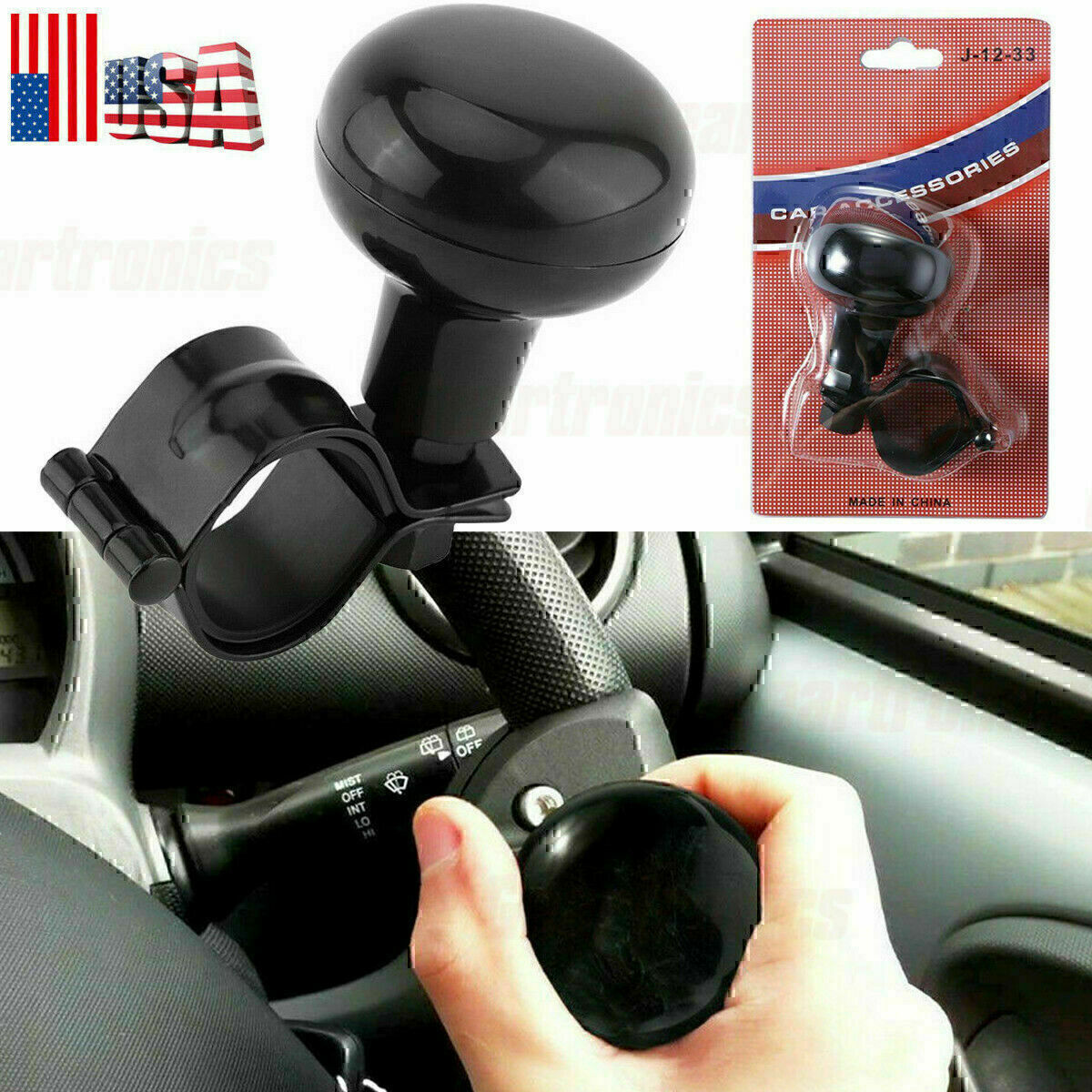 Steering Wheel Spinner Knob Handle Universal Heavy Duty Suicide Car Truck Powe!