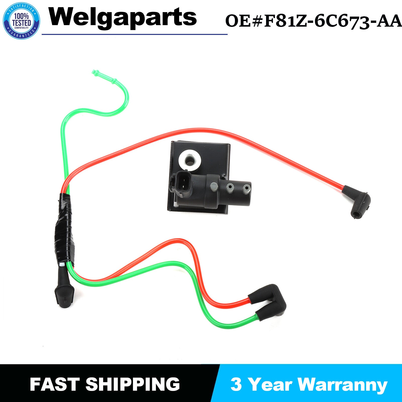 F81Z9E498DA Turbo Vacuum Harness Wastegate Boost Solenoid for Ford 7.3L Diesel