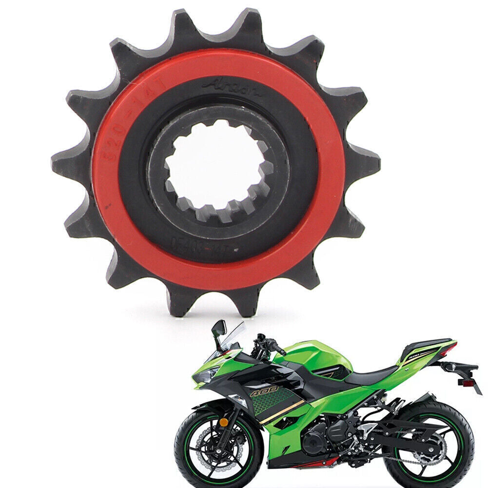 Front Motor Engine Chain Drive Sprocket 14T for Kawasaki NINJA400 2018
