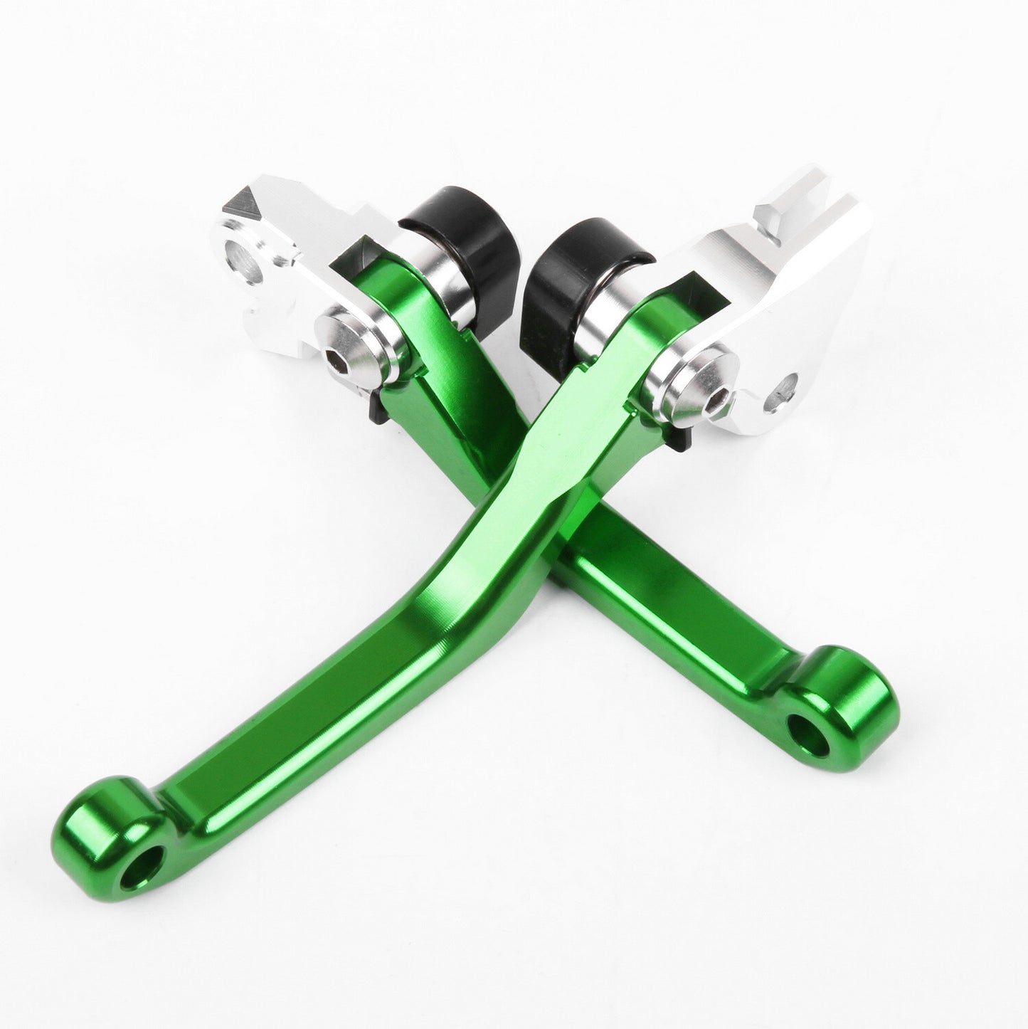 for Kawasaki KX125 2006-2008 KX250 2005-2008 Clutch Brake Levers Pivot US Green