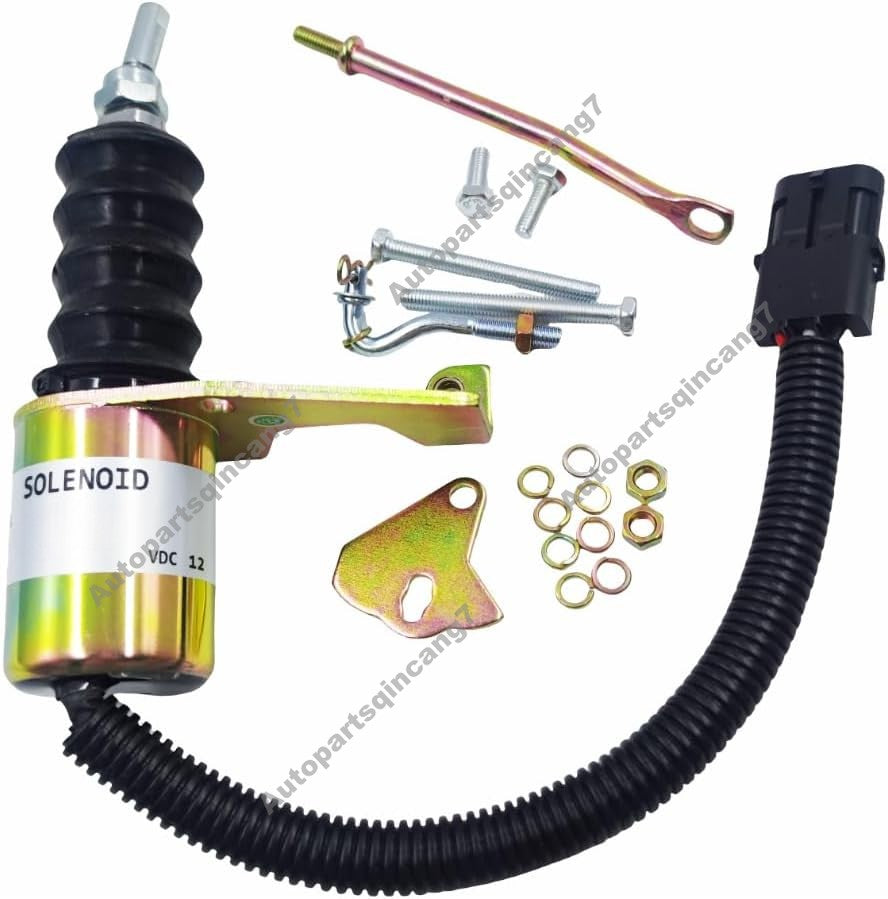 Fuel Shutoff Solenoid 30-00394-00 for Deutz Engine F3L912W Carrier 69GL15-134