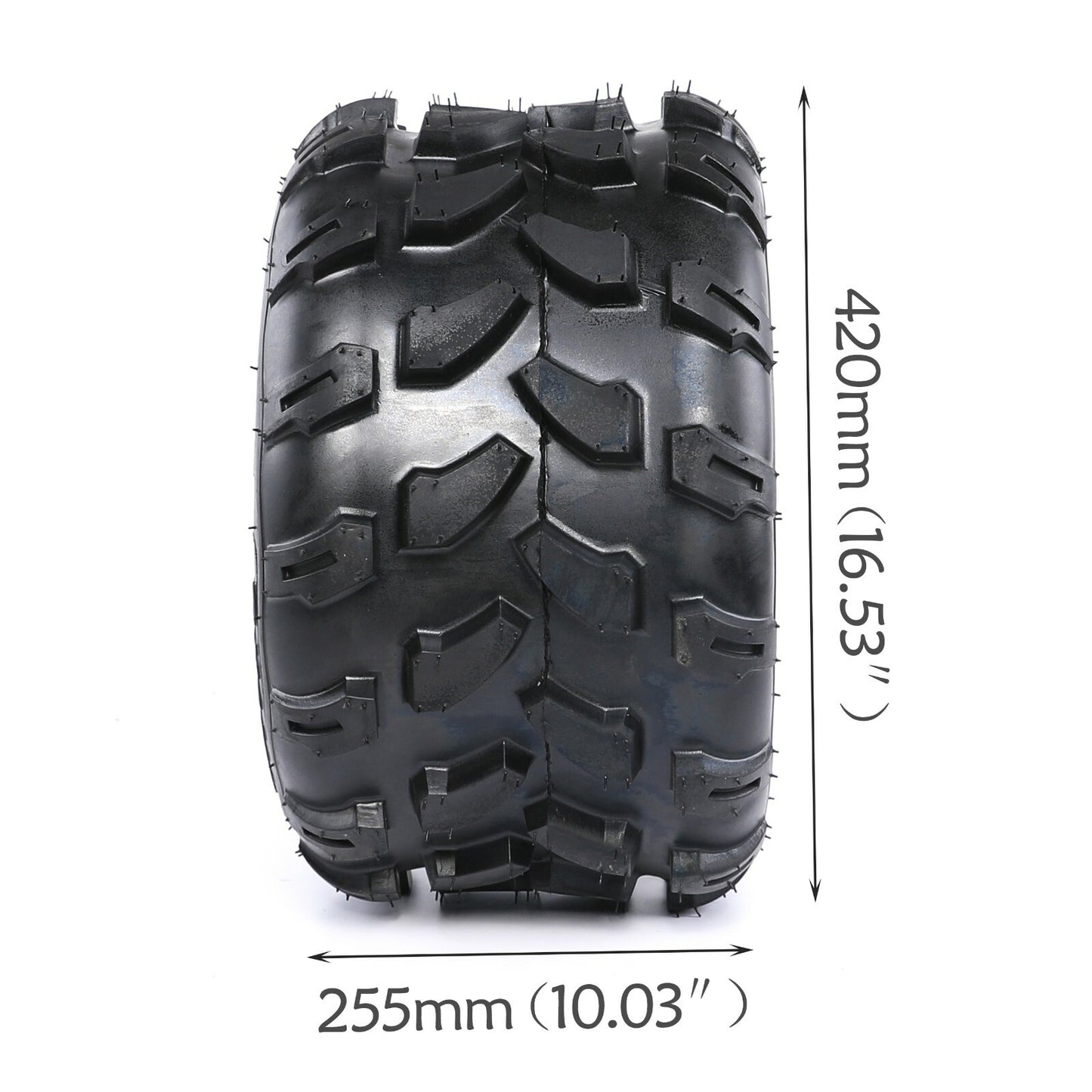 Pair 8 inch Tyres 18x9.5-8 18x9.50-8 Tyre For Lawn Mower Go Kart Quad Buggy ATV