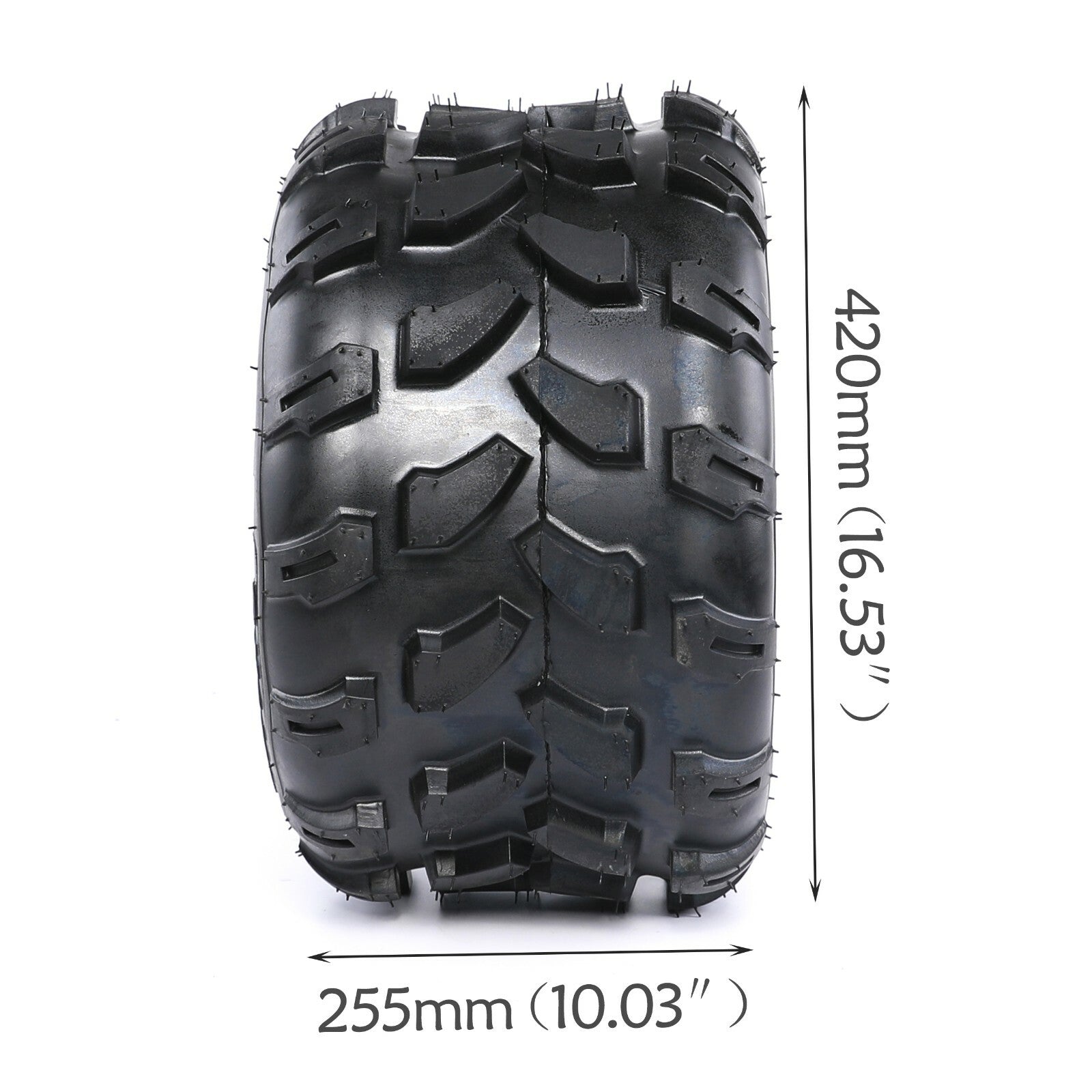 Pair 8 inch Tyres 18x9.5-8 18x9.50-8 Tyre For Lawn Mower Go Kart Quad Buggy ATV
