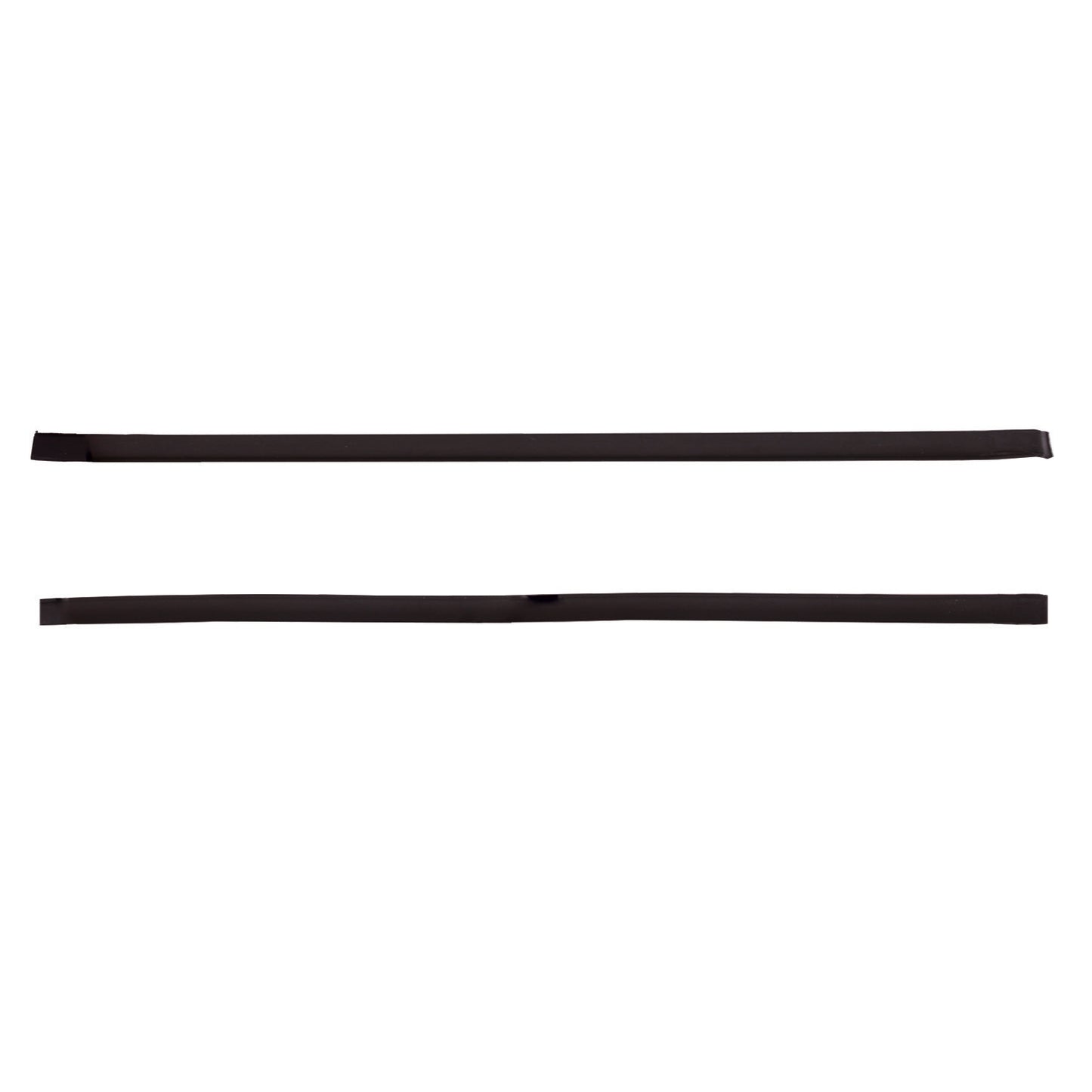 A pair of new black roof trim molding kits for 2012-2015 for Honda for Civic Sedan 4-Door
