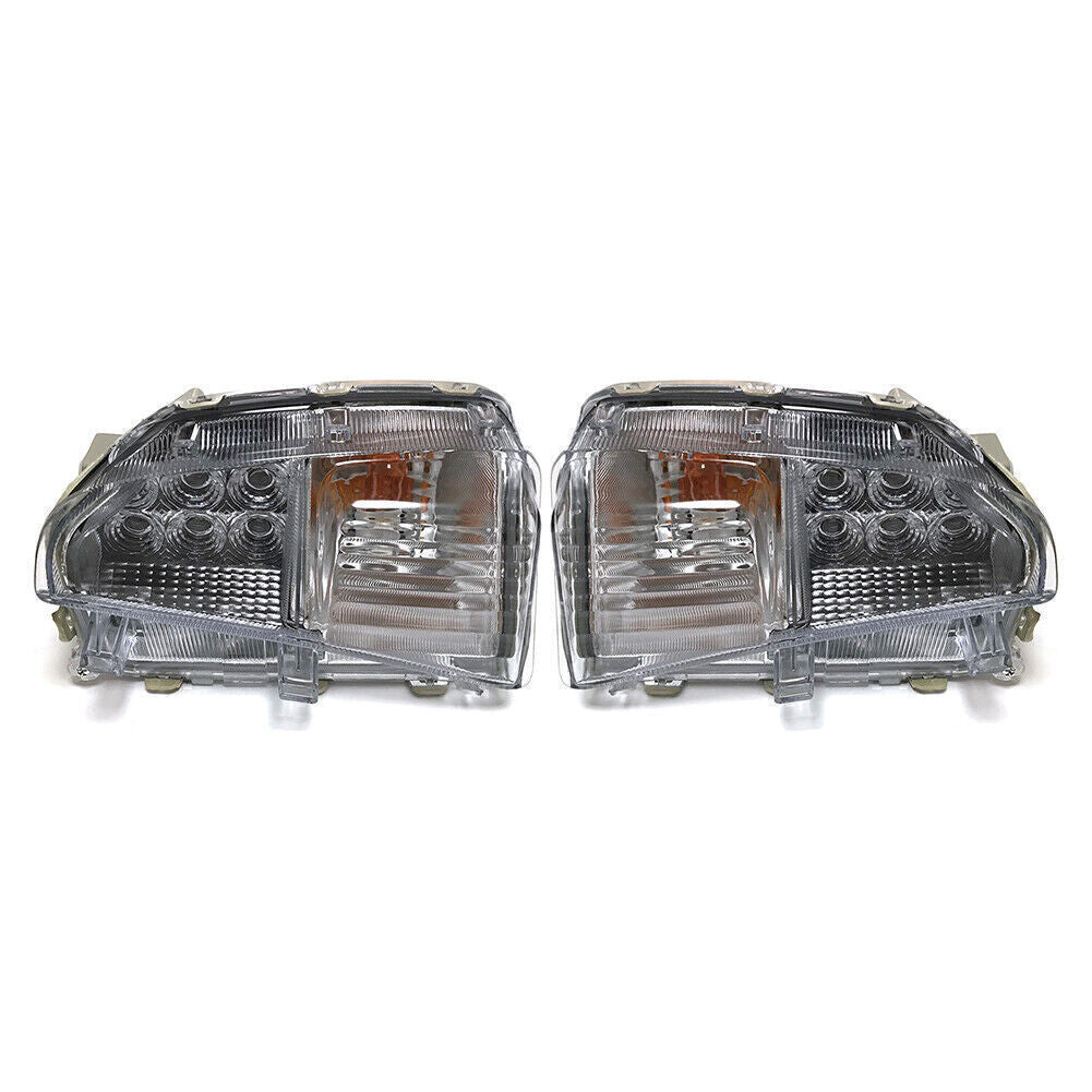 Pair LED Front Fog Lamp Indicator Fit for Toyota Prius 2012 2013 2014 2015 ABS