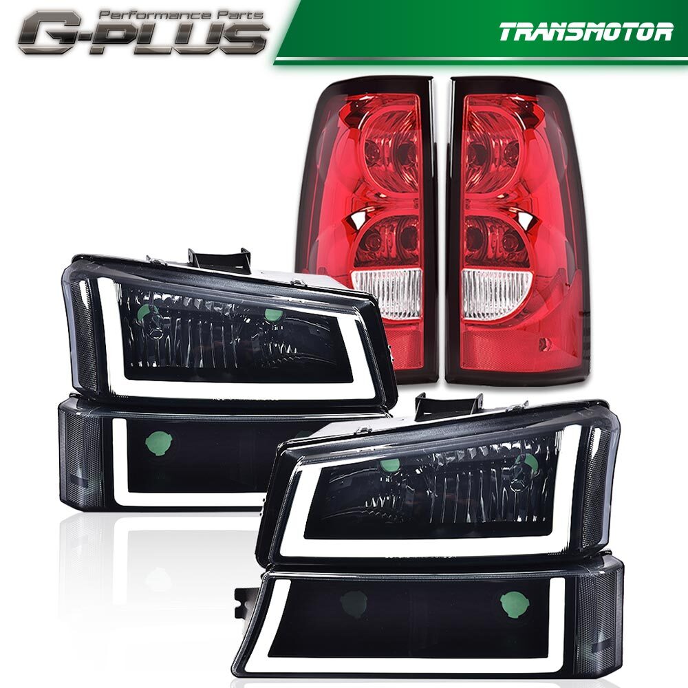 Shizheng 03-06 Silverado Chrome Large LED DRL Bright + Dragon Bright