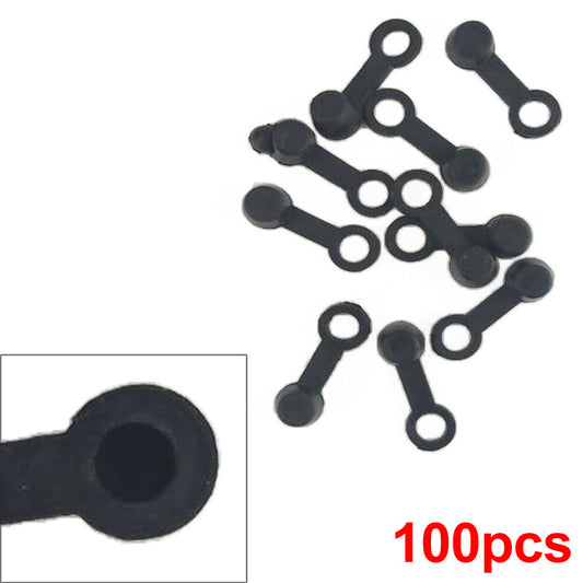 Brake Bleeder Screw Cap Lube Grease Nipple Oil Drain Tip Cover Motor 100pcs UK