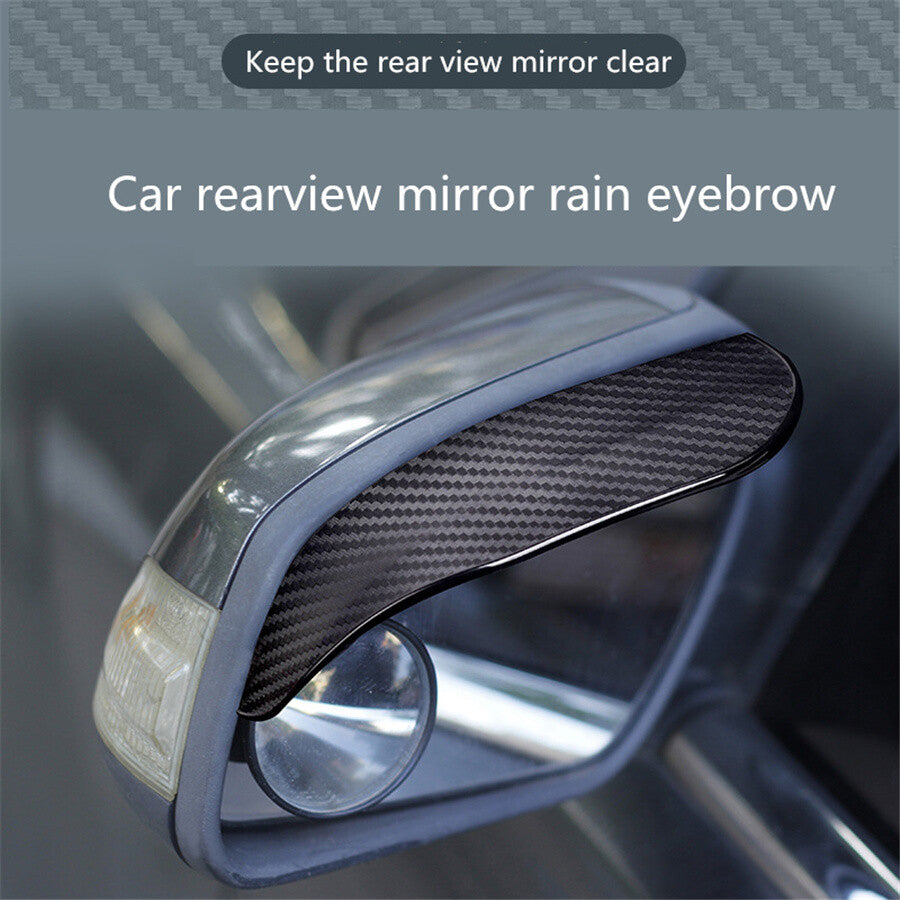 2x Car Rear View Side Mirror Rain Board Eyebrow Guard Sun Visor Accessories