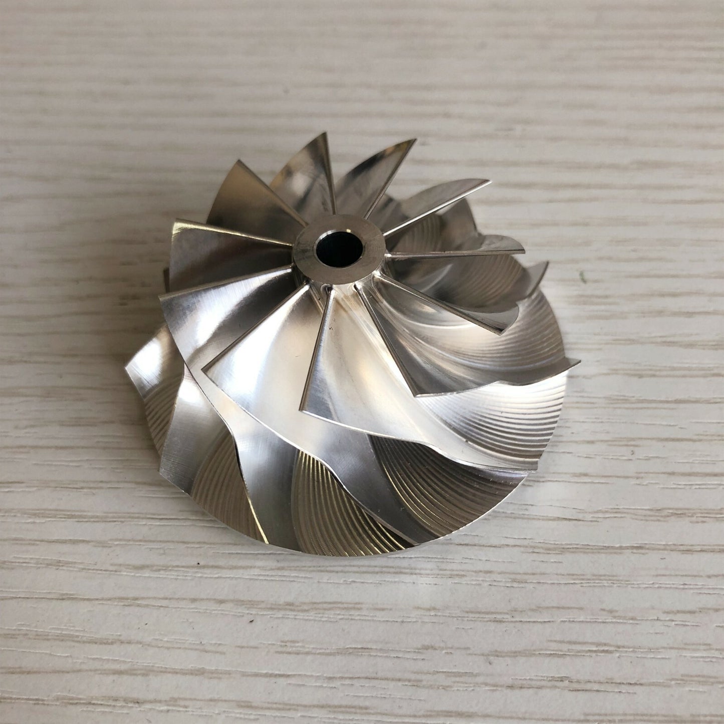 GT2871 47.10/63.40 mm 11+0 Blade Turbine Blank Compressor Wheel