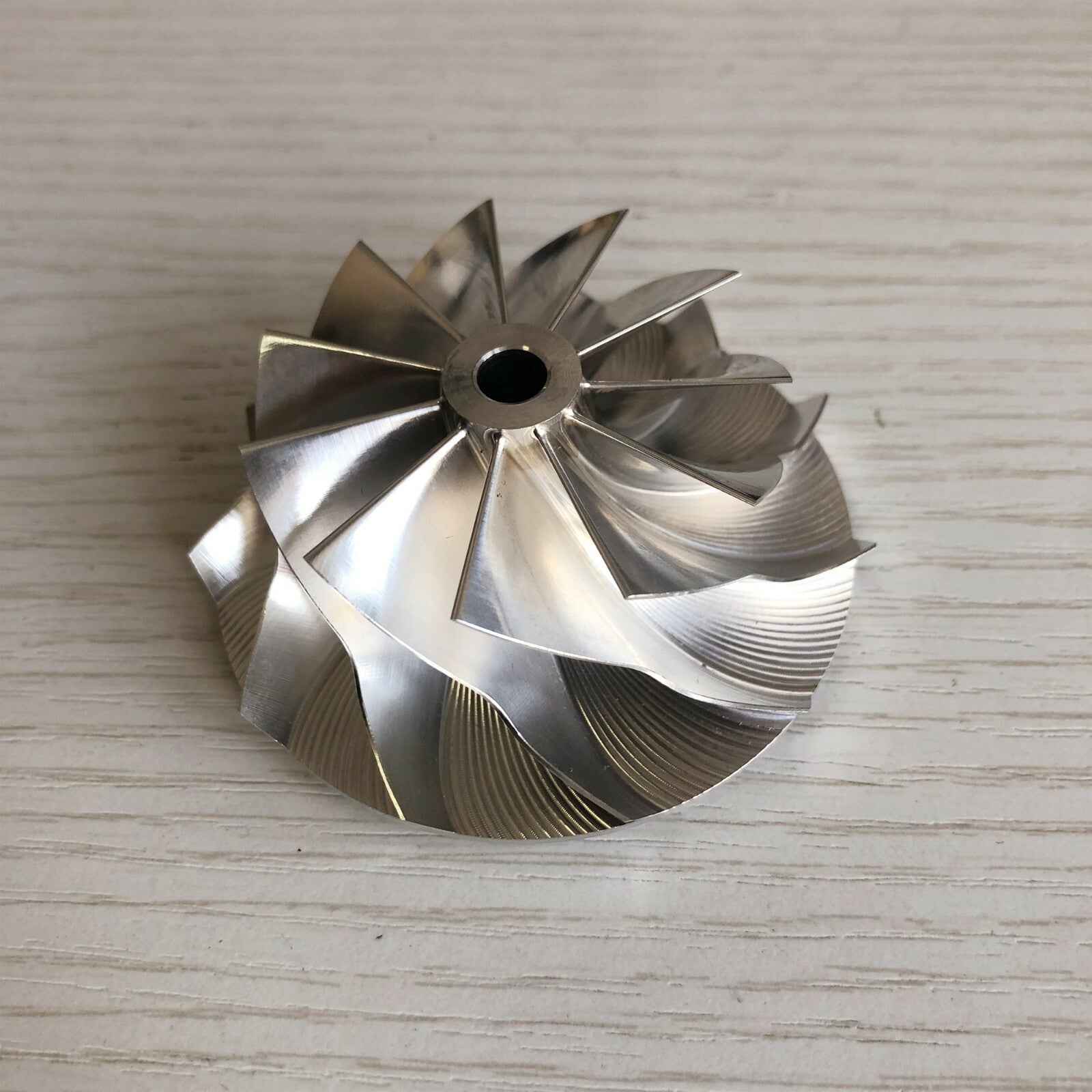GT2871 47.10/63.40 mm 11+0 Blade Turbine Blank Compressor Wheel