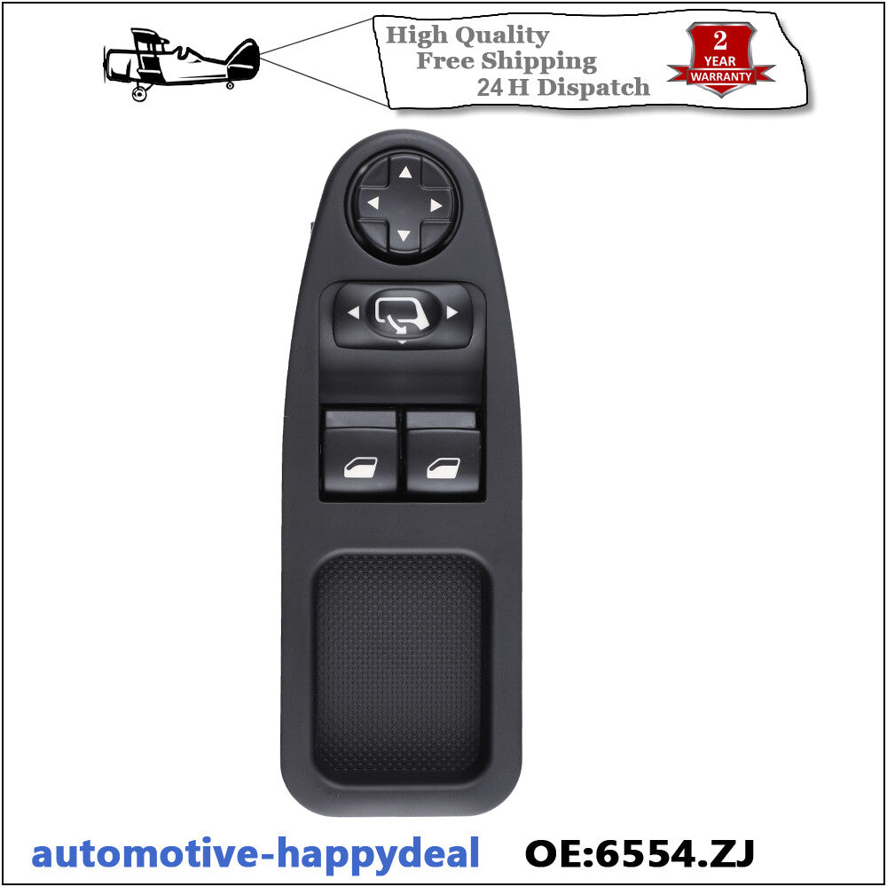 for FIAT SCUDO for CITROEN DISPATCH for PEUGEOT EXPERT 6554ZJ ELECTRIC WINDOW SWITCH