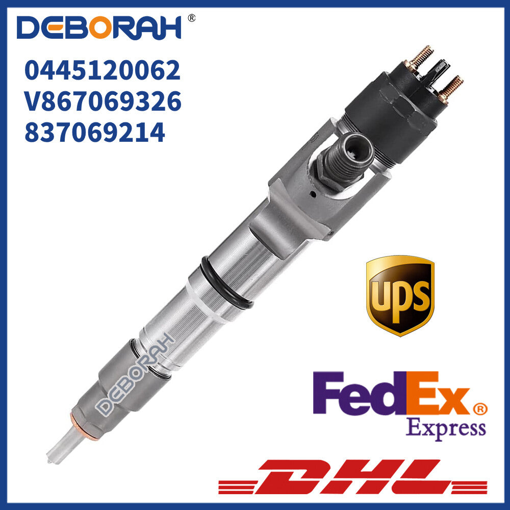 New Diesel Fuel Injector 0445120062 837069214 for Volvo EC210 EC210B Engine D6D