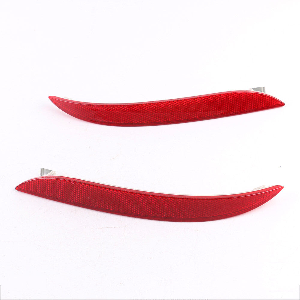 2x Rear Bumper Reflector Red for BMW E60 E61 528i 535i Facelift LCI Left + Right