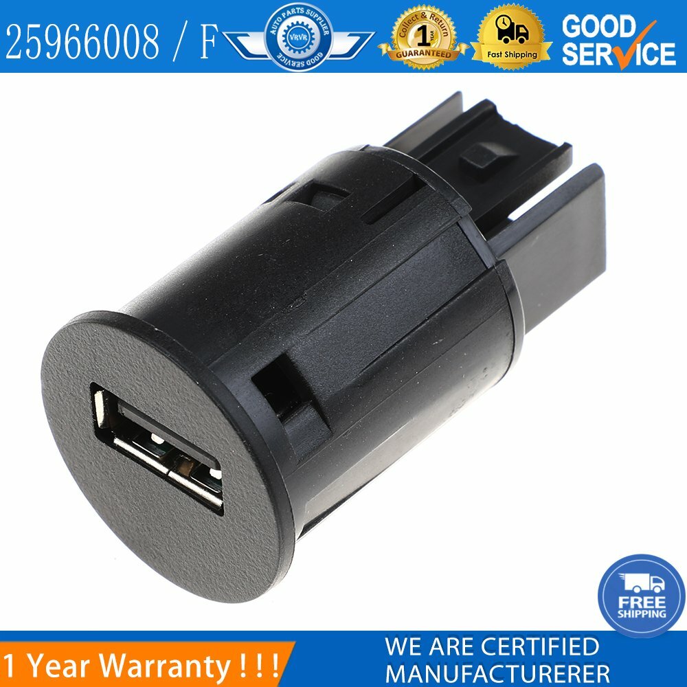 25966008 new USB port socket for Chevrolet for GMC for Cadillac trucks/SUVs.