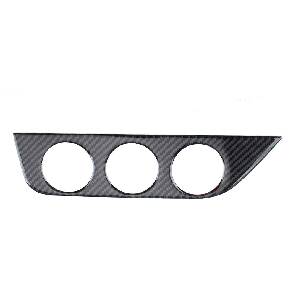 Carbon Fiber Air Conditioner Switch Panel Trim for Toyota for Corolla 2014-2018 B