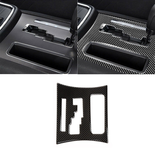 Carbon Fiber Console Panel Decor Cover Trim for Dodge Charger 2011-14
