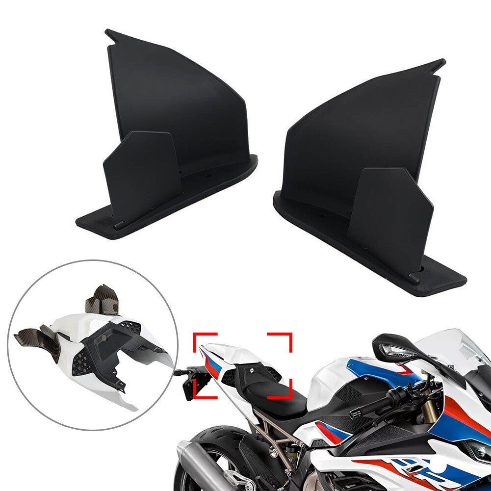 Fit for BMW S1000RR 2019-2022 Fixed Wing Fairing Winglet Spoiler Aerodynamic Black