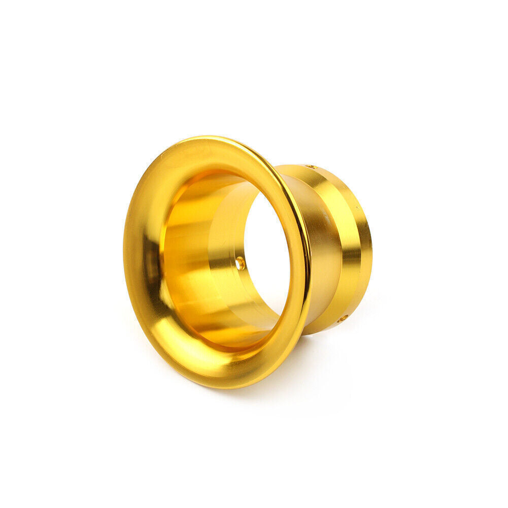 Gold Universal CNC 50mm Carburetor Air Inlet Tip Vent Collar Horn for KEIHINOKO