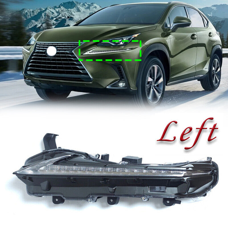 Applicable to 2015 and 2021 for Lexus F-Sport NX200t NX300 NX300h LED DRL fog light left drive