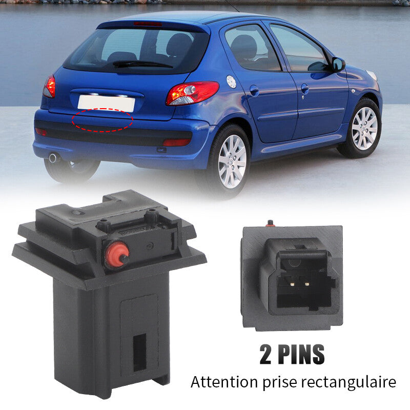 Rear Tailgate Boot Micro Switch Black for Citroen C3 Xsara Picasso C4 C4 Picasso