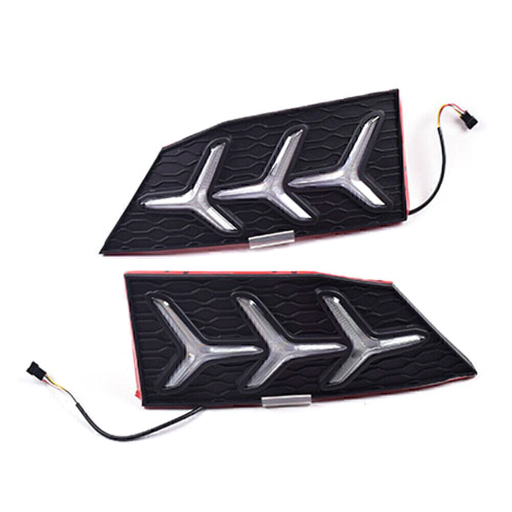 2-piece DRL LED Daytime Running Lights with Turn Signals for Honda for Civic 2019-21