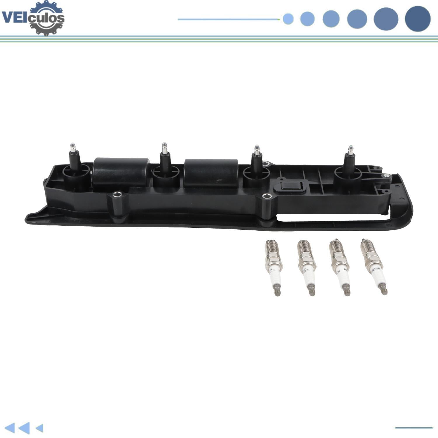 Ignition Coil  Spark Plug For 2004-2005 Classic Cavalier 2005-2006 Cobalt 2.2L