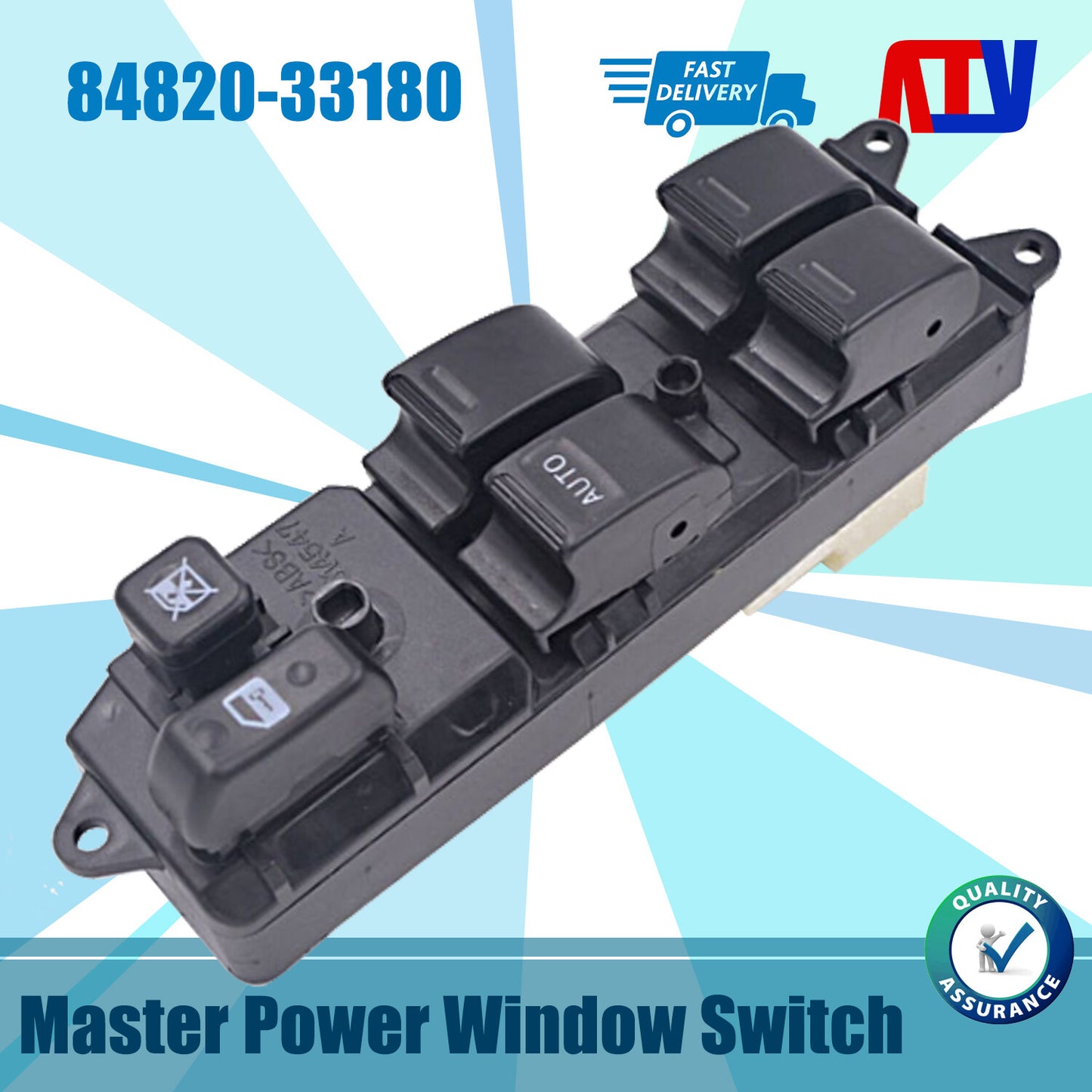 For 2002-2005 for Toyota for Camry Front Left Power Window Control Switch 84820-33180