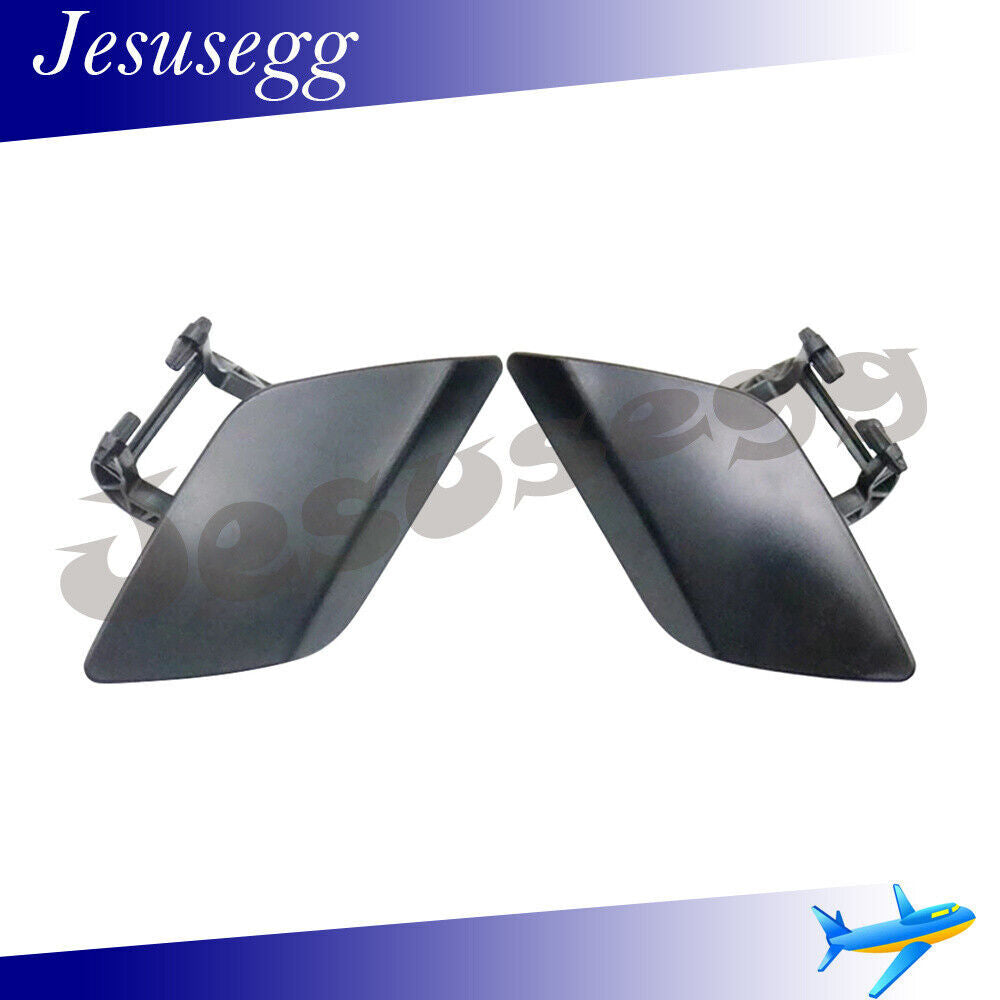 Pair Front RHLH Headlight Washer Nozzle Cover for Mercedes-Benz E Class 2009-12