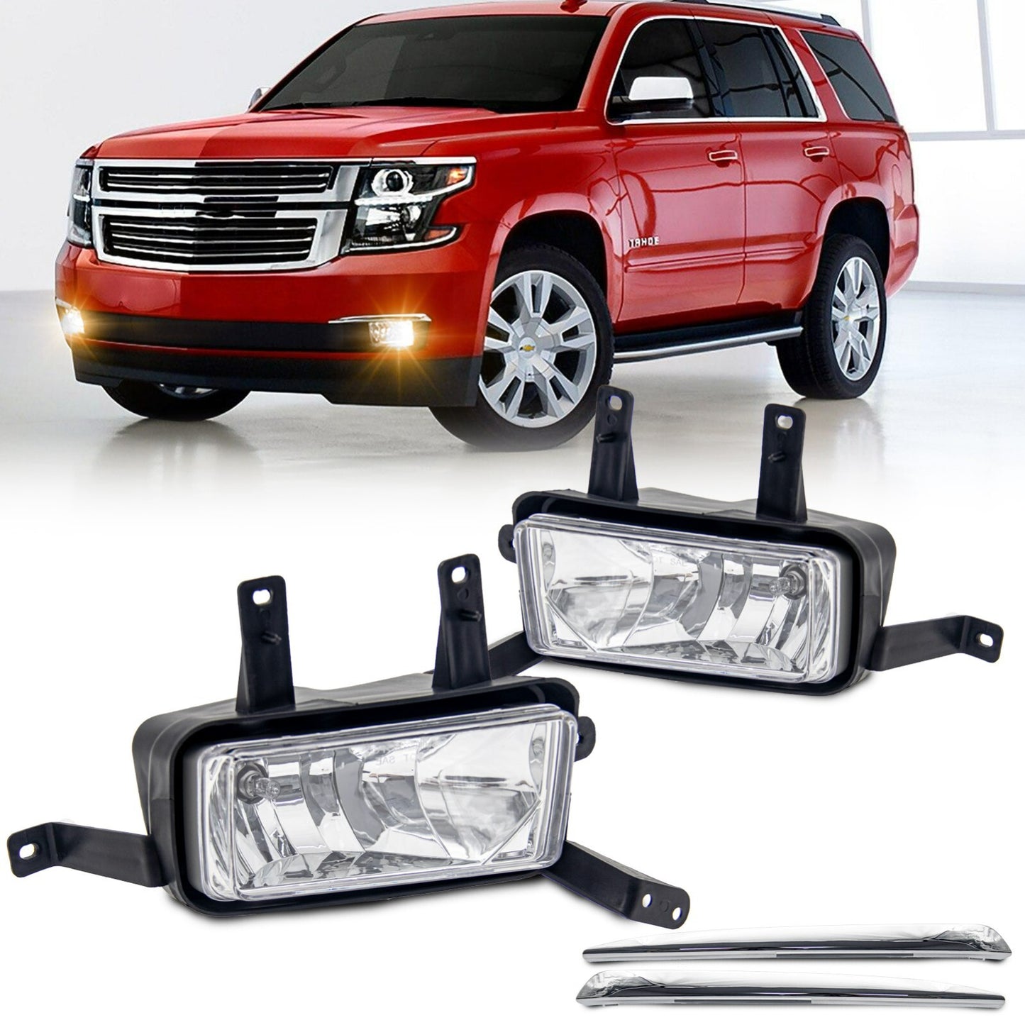 Fog lights suitable for Chevrolet Tahoe 2015-2020 / Suburban 3500HD 2015-2020 16-19