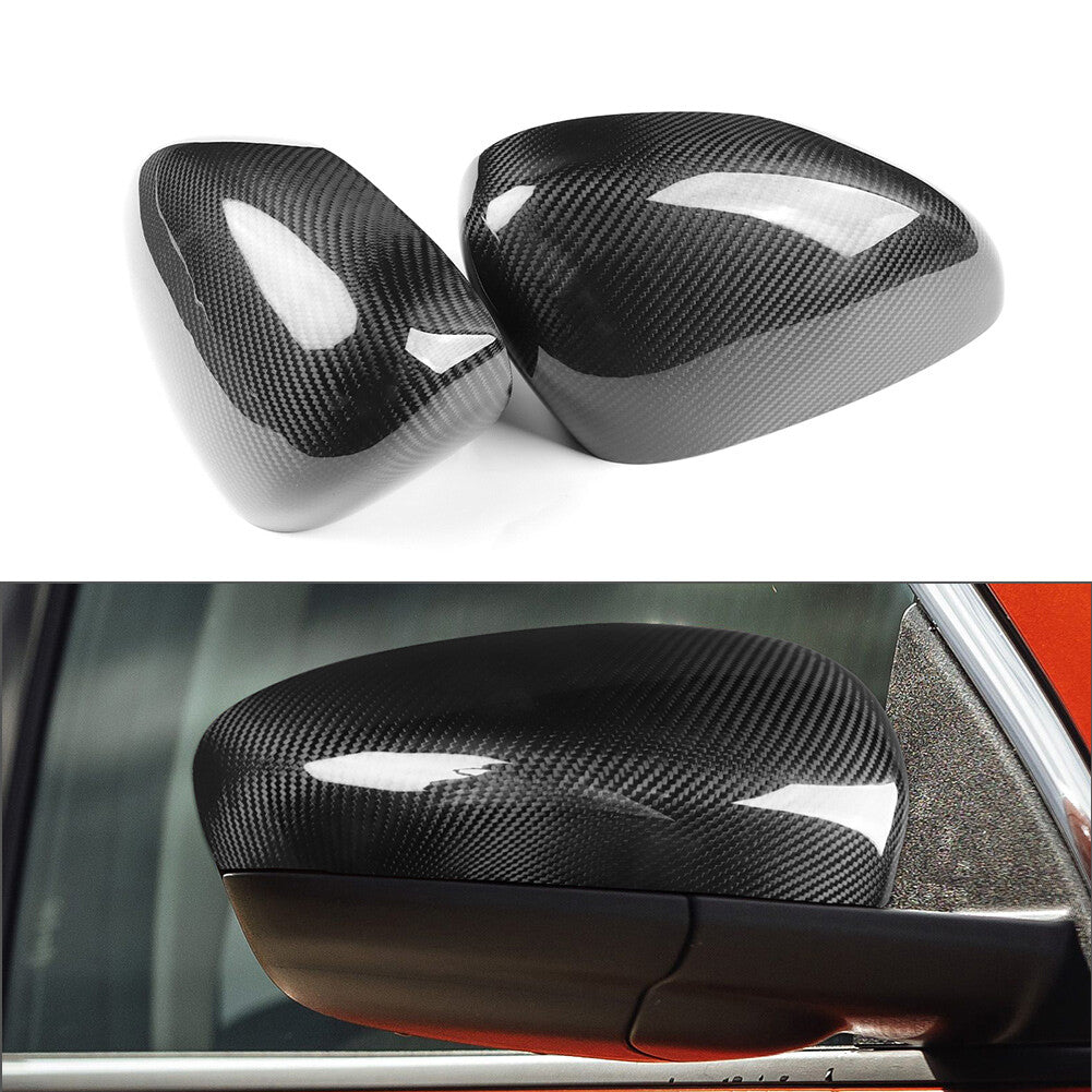 Carbon Fiber Side Rearview Mirror Cover Cap for Ford Escape Kuga