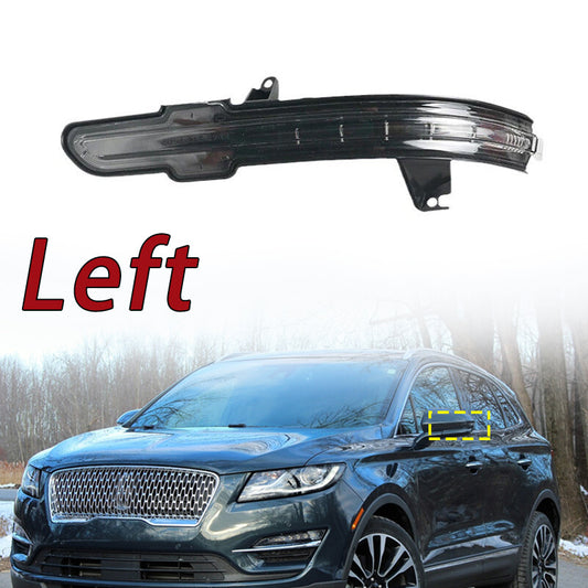 LH side LED rearview mirror turn signals are suitable for Lincoln MKC MKX Nautilus rearview mirrors.