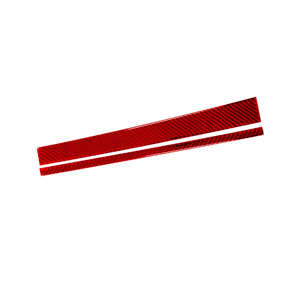 Red Carbon Fiber Passenger Dash Strips Cover for Lexus RC300 350 200T 2015-2020