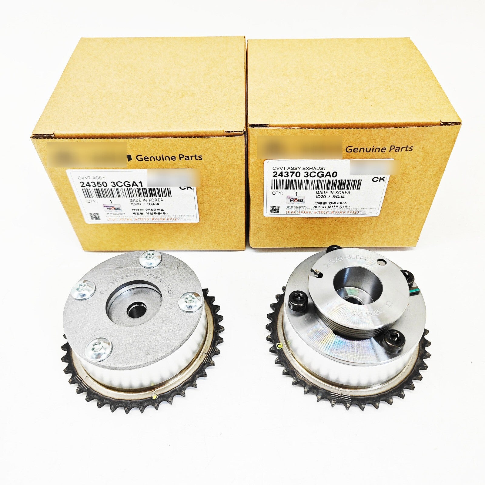 NEW Intake - Exhaust CVVT Gear Set 2pcs for HYUNDAI for KIA 2014-2020 3.3L 3.8L