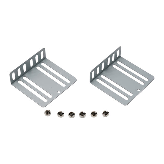 Mounting kit for car radio 2-mount bracket 70x75x24mm 8-screw bracket support
