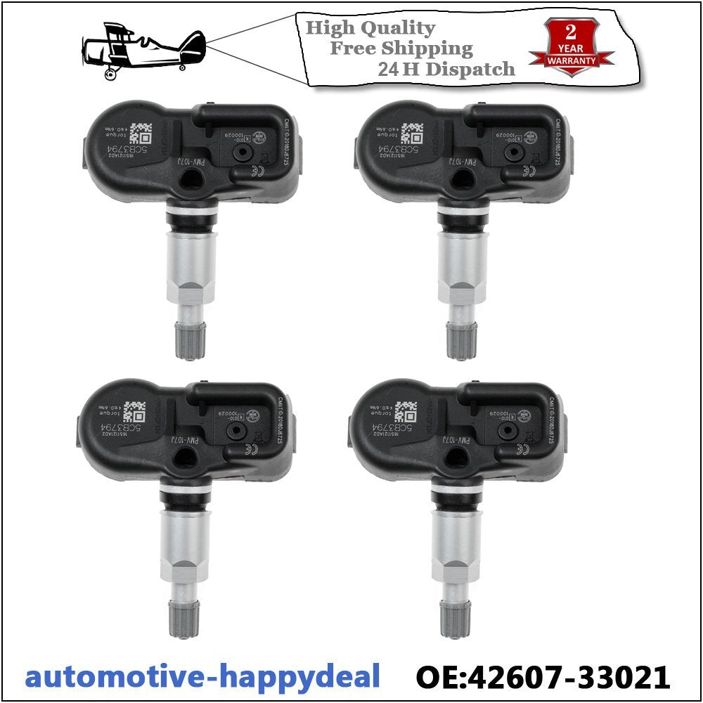 4PCS TPMS Tire Pressure Sensor 42607-33021 Fits for Toyota for Corolla for Lexus for Scion