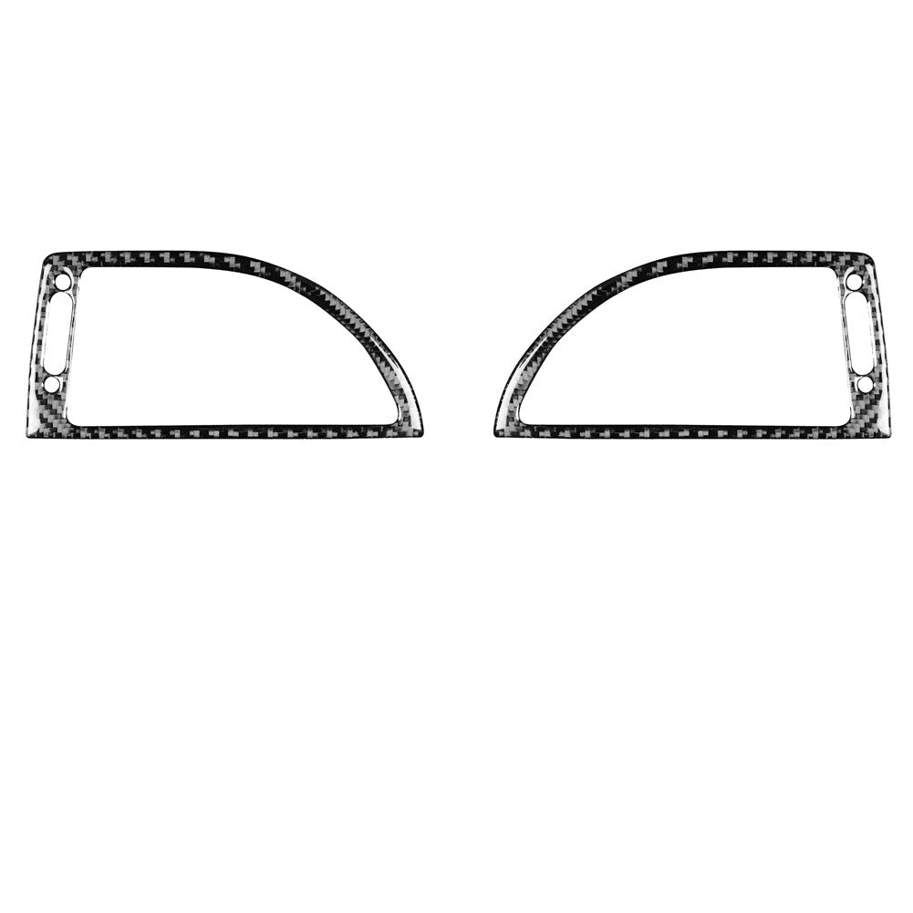 2x for BMW 6Series E63 E64 2004-2010 Carbon Fiber Dashboard Air Vent Cover Trim