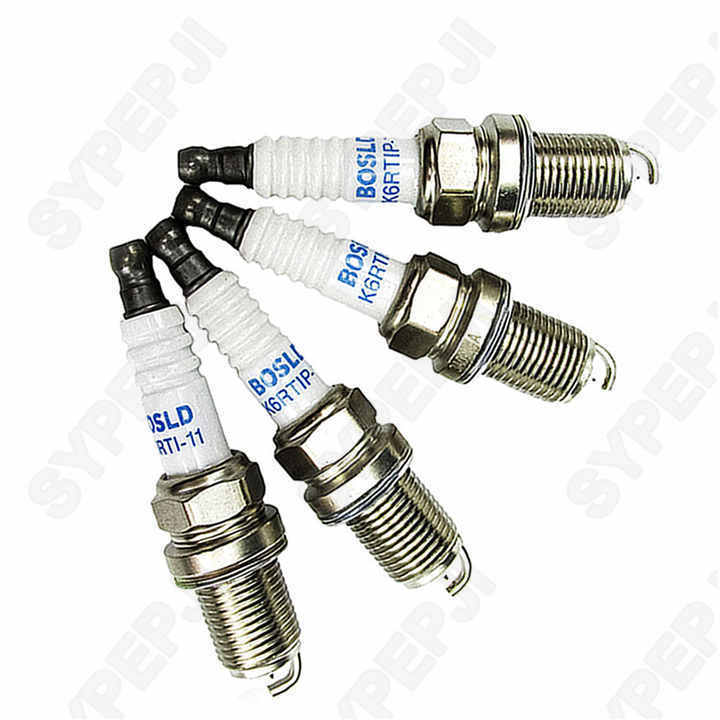 4 spark plugs for Santa Fe, Sonata, Tiburon XG350, Amanti Sedona 27410-37100 - new