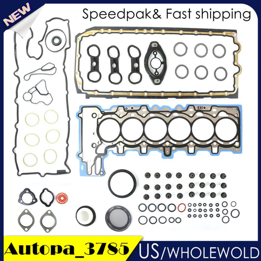 Engine Overhaul Rebuild Gasket Kit Fits for BMW 530i E60 E83 E84 E90 N52 3.0L