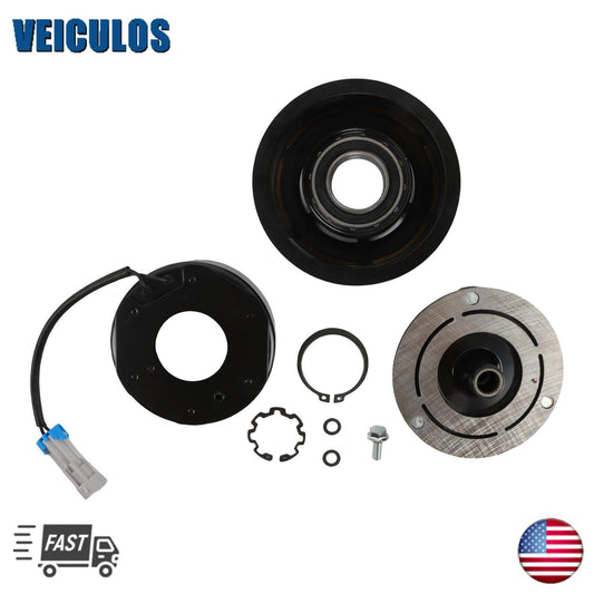 AC Compressor Clutch Kit FITS for GMC 2000 - 2014 for YUKON PULLEY COIL HUB BEARING 1808