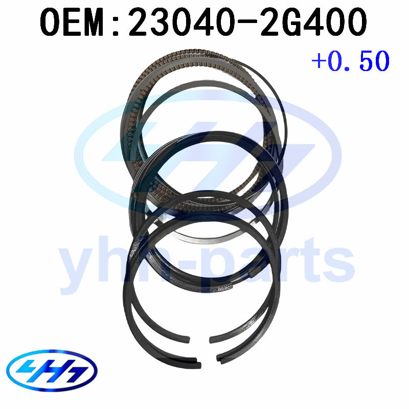 Piston Rings Set 23040-2G400+0.5mm for Hyundai Santa Fe for Kia K5 Optima 2.0L