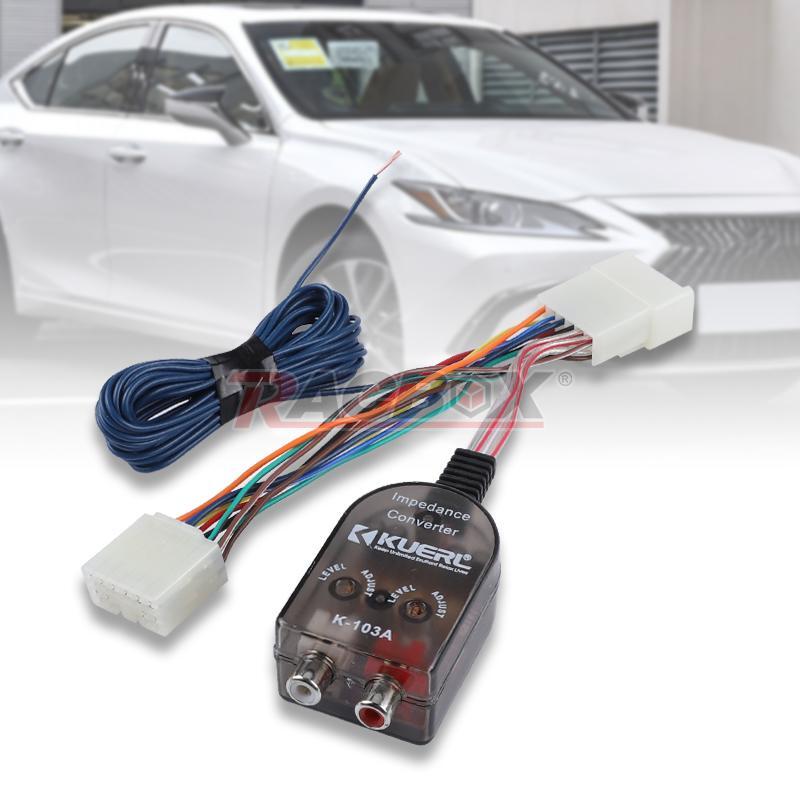 Add An Amplifier Adapter w/Amp Turn On Wire for Toyota for Subaru for Scion for Lexus Part